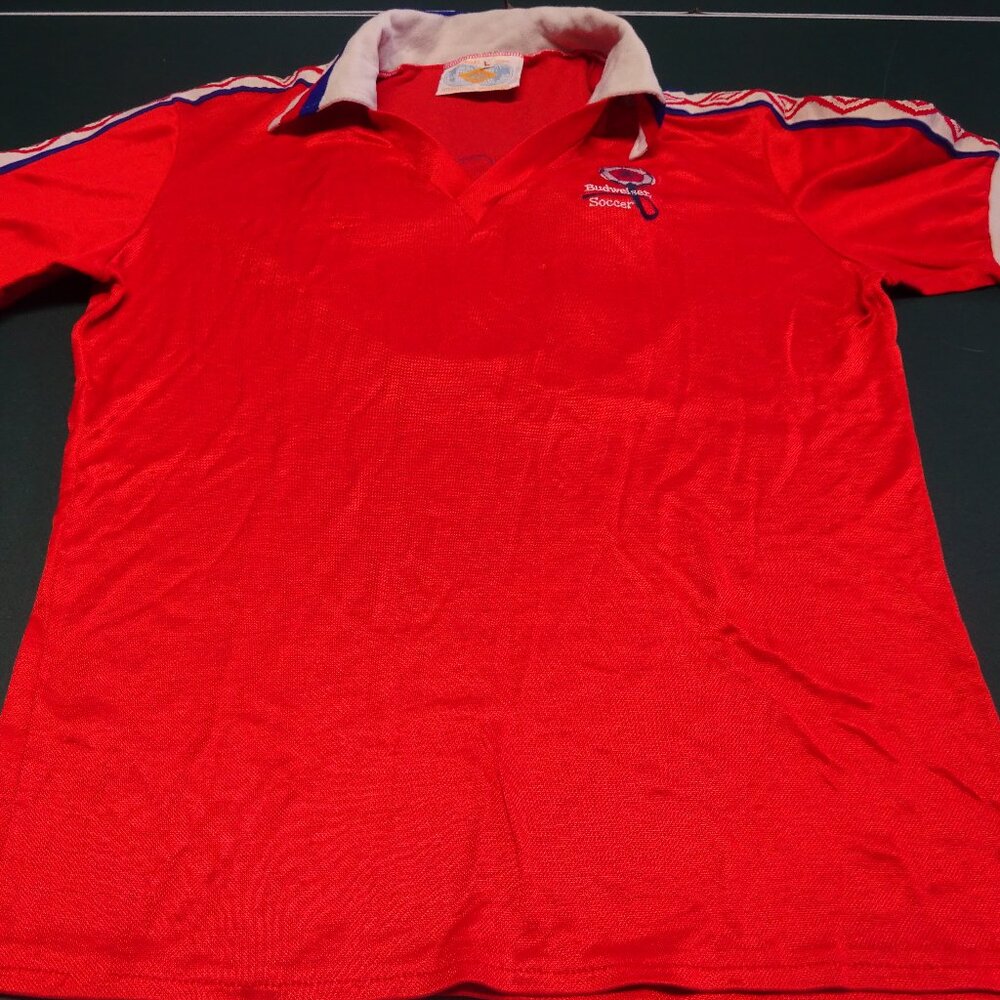 BUDWEISER SOCCER - Game Worn Jersey - L - Umbro - #17
